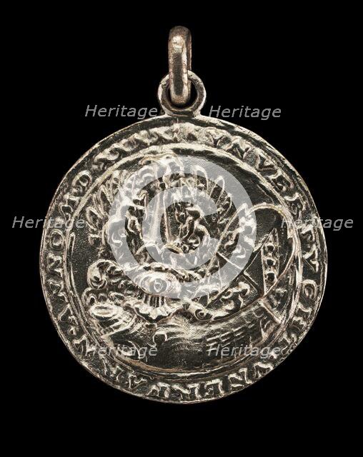 Shield, Cuirass, Casque, and Crest [reverse], 1541. Creator: Matthes Gebel.