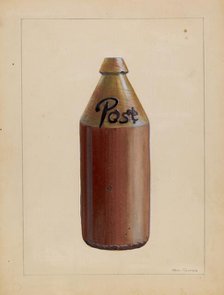 Bottle, Root Beer, c. 1936. Creator: Charles Caseau.