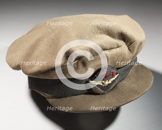 Officer's service cap, Royal Flying Corps, ca. 1910s. Creator: Lincoln Bennet Company Ltd.