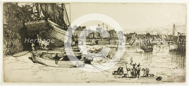 Le Port de Boulogne-sur-Mer, 1902. Creator: Donald Shaw MacLaughlan.