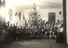 Christmas tree in the new building of the Olginsky orphanage of Trudolyubiya of the.., 1890. Creator: Unknown.