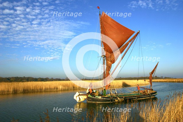 Thames sailing barge, Snape, Suffolk