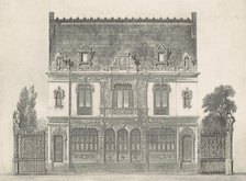 Maison élevée Rue St. Georges par M. Renaud, ca. 1841. Creators: Hippolyte Fizeau, Noël Marie Paymal Lerebours.