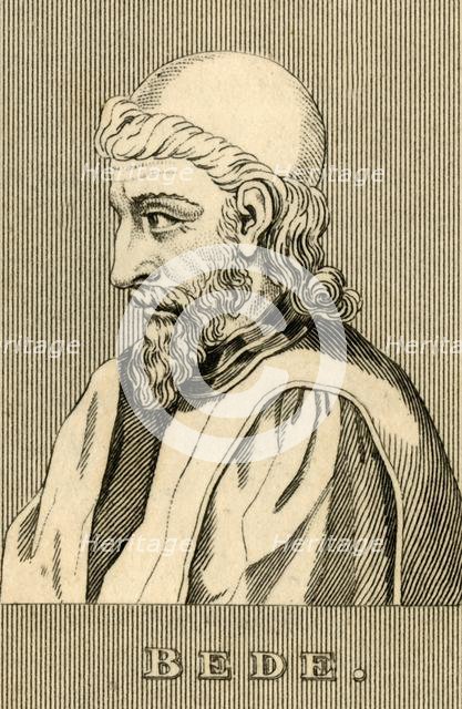 'Bede', (672-735), 1830. Creator: Unknown.