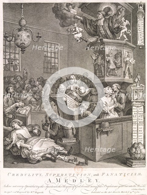 'Credulity, Superstition and Fanaticism. A medley', 1762. Artist: William Hogarth