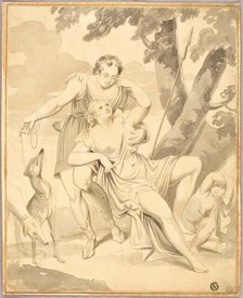 Venus and Adonis, n.d. Creator: Unknown.