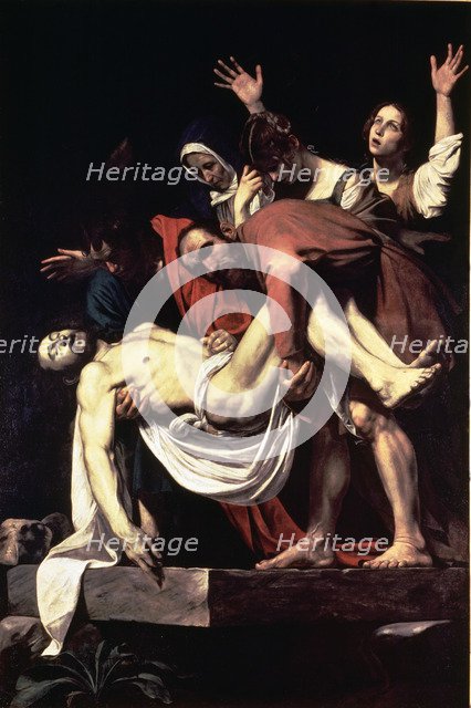 The holy burial', 1602 - 1604, Caravaggio.