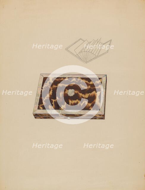 Card Case, c. 1936. Creator: Melita Hofmann.