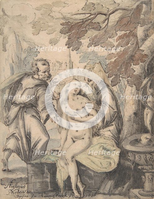 Susanna and the Elders, 1622-60. Creator: Augustin Medow.