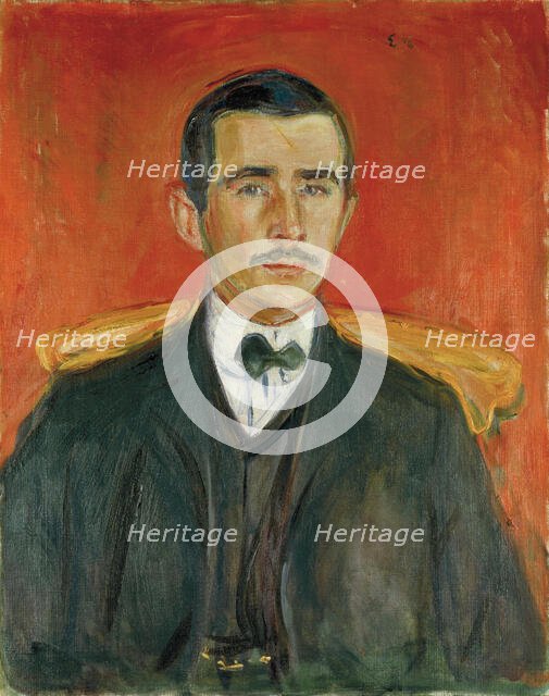 Portrait of Herbert Esche, 1905. Creator: Munch, Edvard (1863-1944).