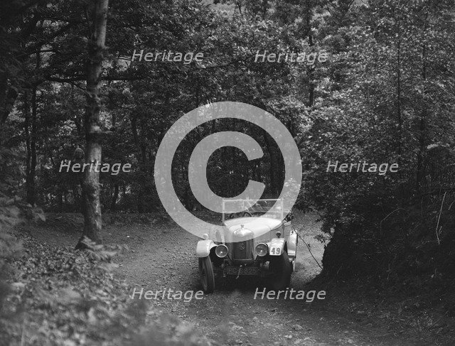 AC taking part in a motoring trial, c1930s. Artist: Bill Brunell.