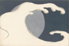 Rising Waves (Tachinami). From the series "A World of Things (Momoyogusa)", 1909-1910. Creator: Sekka, Kamisaka (1866-1942).