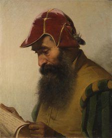 Benvenuto Cellini reading his manuscript. Creator: Sala, Eliseo (1813-1879).