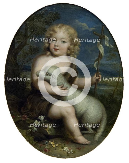 Louis Alexandre de Bourbon, comte de Toulouse (1678-1737) as John the Baptist, c. 1680. Creator: Anonymous.