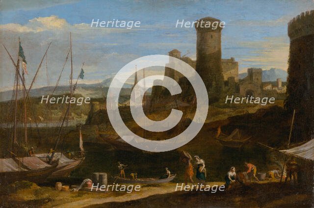 Seaside Landscape II, 1660. Creator: Adriaan van der Cabel.