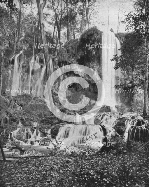 Deer Lick Falls, Mineral Springs, Virginia, USA, c1900. Creator: Unknown.