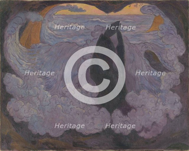 La vague violette, 1895.