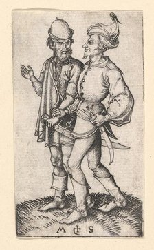 Two Turks, ca. 1435-1491. Creator: Martin Schongauer.