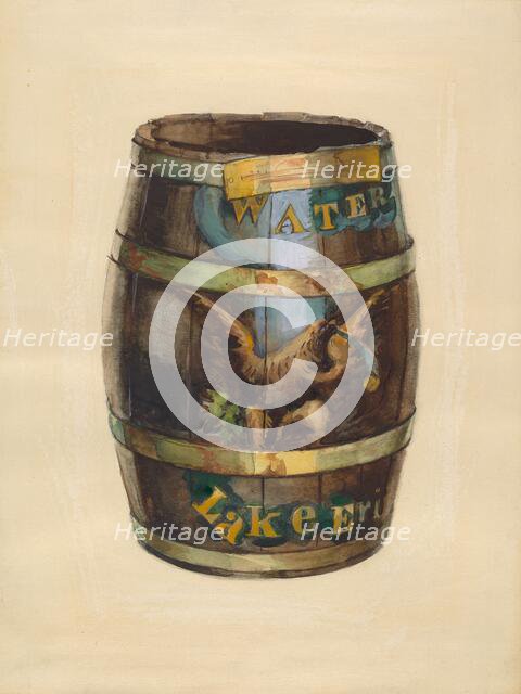 Keg, c. 1935. Creator: Charles Caseau.