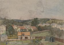View of Bad Soden am Taunus, Germany, 1868. Creator: Adrianus Johannes Bik.