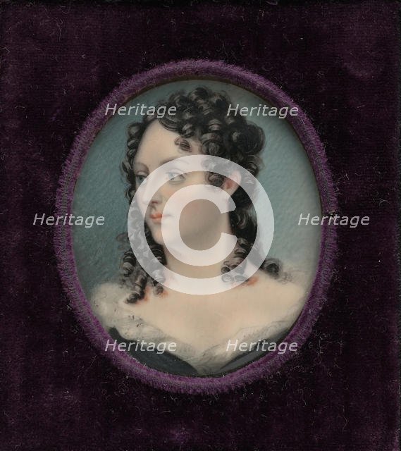 Mrs. George Catlin (Clara Bartlet Gregory), ca. 1830. Creator: George Catlin.