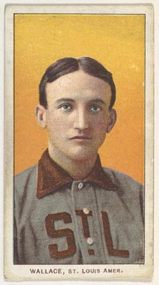 Wallace, St. Louis, American League, from the White Border series (T206) for the Americ..., 1909-11. Creator: American Tobacco Company.