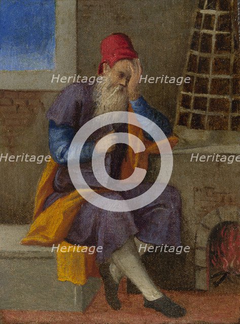 The Labours of the Months: January, c. 1580. Artist: Italian master  