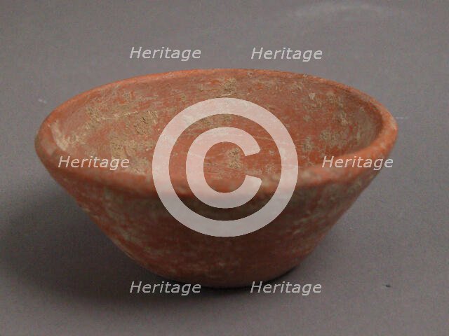 Bowl, Coptic, 4th-7th century. Creator: Unknown.