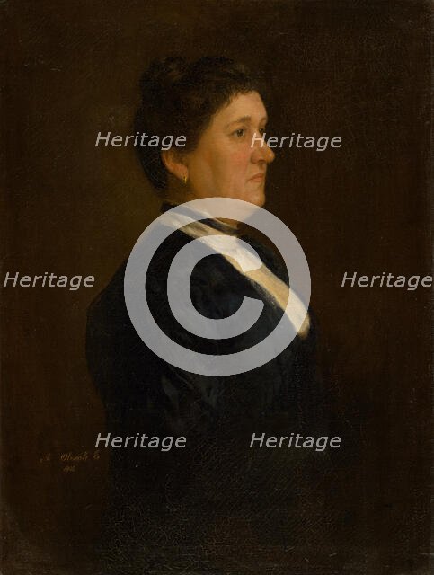 Portrait of the artist's mother, 1908. Creator: Emil Alexay-Olexák.