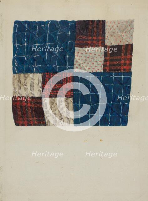 Quilt Square, 1935/1942. Creator: J Dilla.