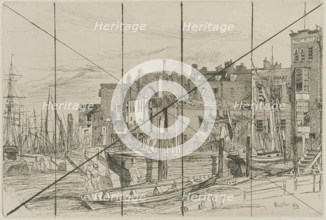 Thames Police, 1859. Creator: James Abbott McNeill Whistler.