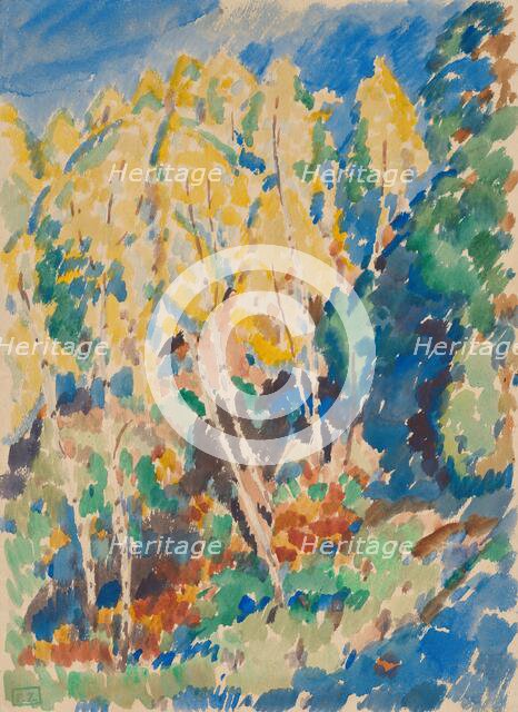 Trees, 1907. Creator: Karel Bohacek.