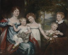 Mrs. Hawkins and Family, ca. 1818-1820. Creator: Unknown.