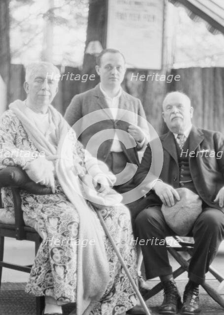 Bohemian Club members, portrait photograph, 1927? Creator: Arnold Genthe.