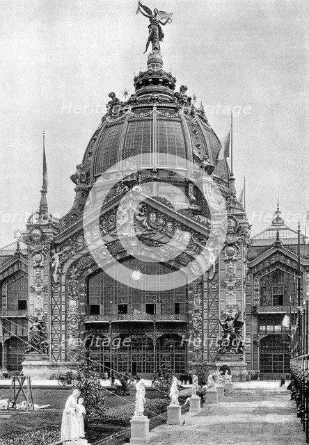 The Central Dome, Universal Exposition, Paris, 1889. Artist: Unknown