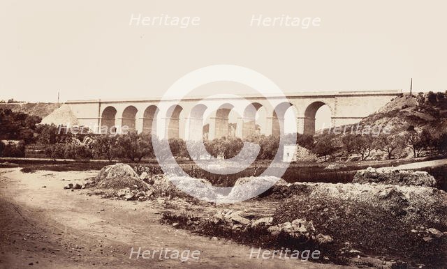 Viaduc de Bandol, 1859 or after. Creator: Edouard Baldus.
