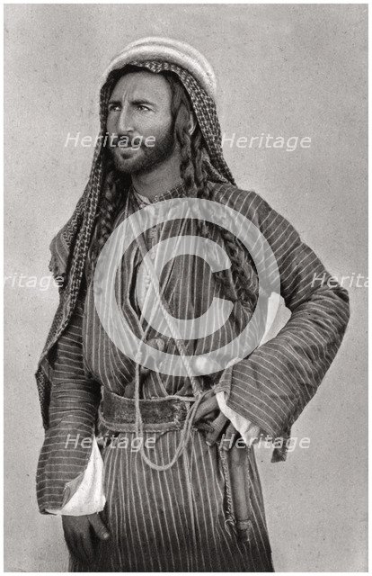 A Bedouin of the desert, Iraq, 1925. Artist: A Kerim