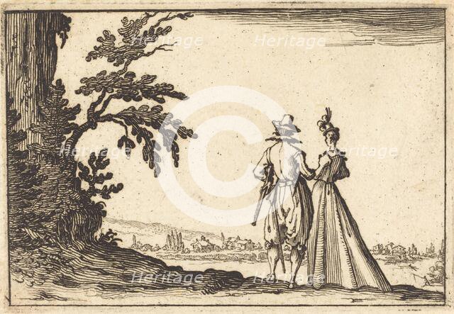 The Promenade, c. 1617. Creator: Jacques Callot.