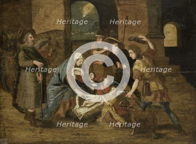 The Adoration of the Shepherds, 1580-1699. Creator: Unknown.