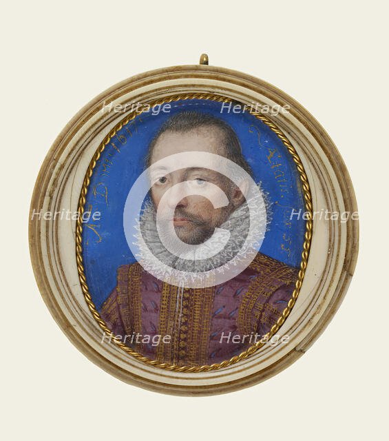 Portrait of Rhys Griffiths, 1617. Creator: Isaac Oliver I.