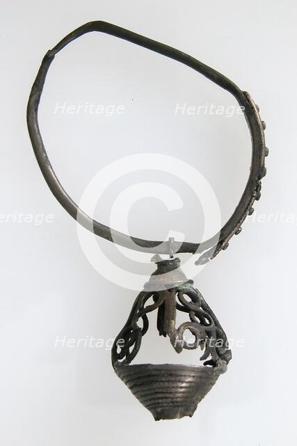 Earring, Avar, 8th-9th century. Creator: Unknown.