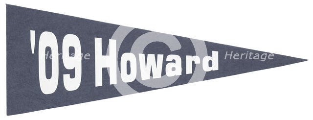 Pennant for Howard University class of 2009, ca. 2009. Creator: Unknown.