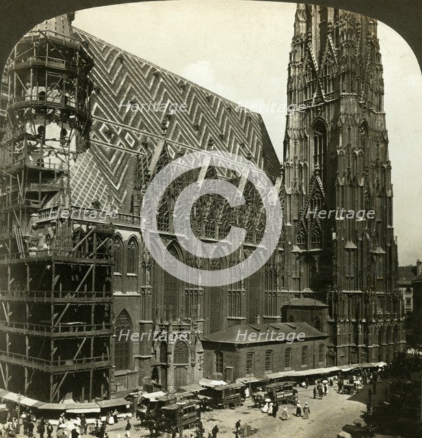 Cathedral of St Stephen (Stephansdom), Vienna, Austria.Artist: HC White