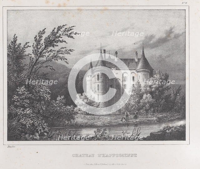 Château d'Happegienne, 1830-60. Creator: Anon.