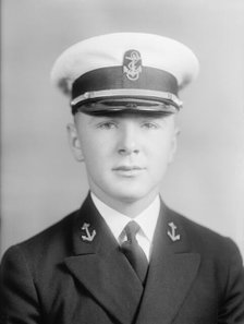 Dressendorfer, David E. Midshipman - Portrait, 1933. Creator: Harris & Ewing.