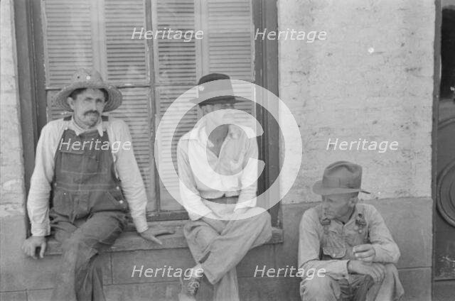 Frank Tengle, Bud Fields, and Floyd Burroughs..., Hale County, Alabama, 1936. Creator: Walker Evans.