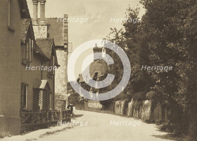 A country lane. From the album: Photograph album - England, 1920s. Creator: Harry Moult.