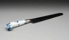 Knife, Worcester, c. 1760. Creator: Royal Worcester.