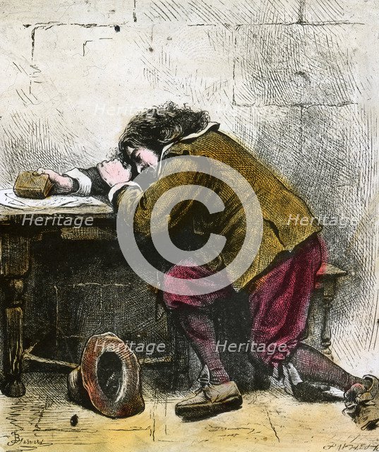 John Bunyan dreaming, 17th century (late 19th or early 20th century). Artist: Unknown