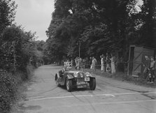 Morgan of TH Cole Jr at the MCC Torquay Rally, July 1937. Artist: Bill Brunell.